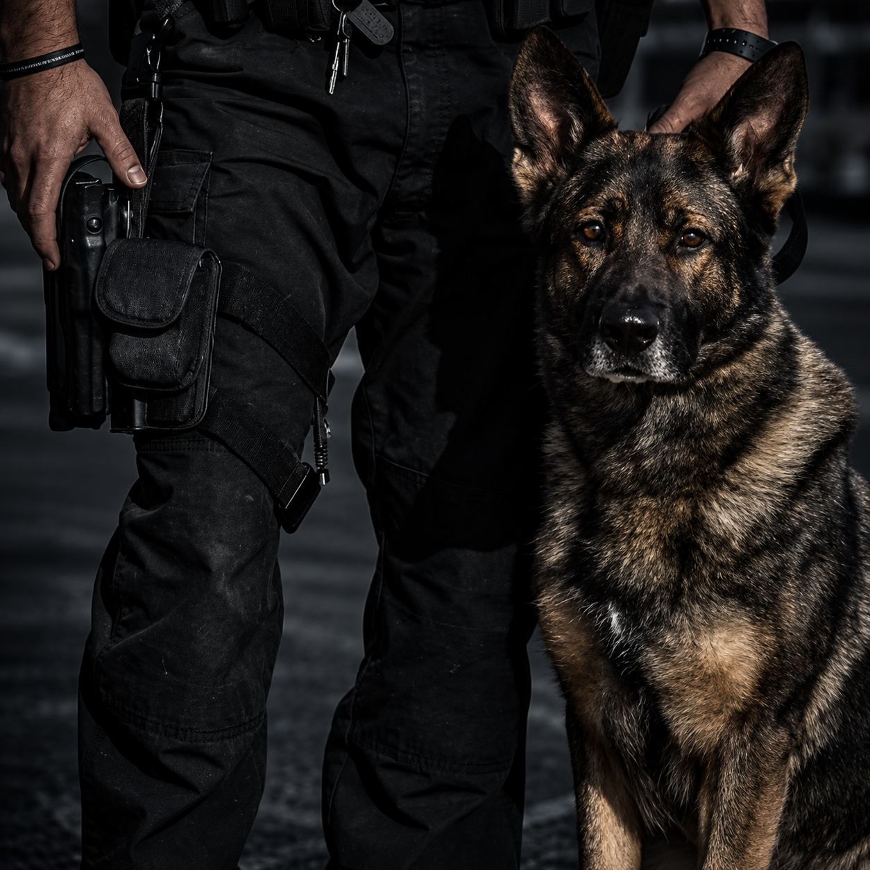 Byers K9 security guard and K9 patrol team in Denver, Colorado