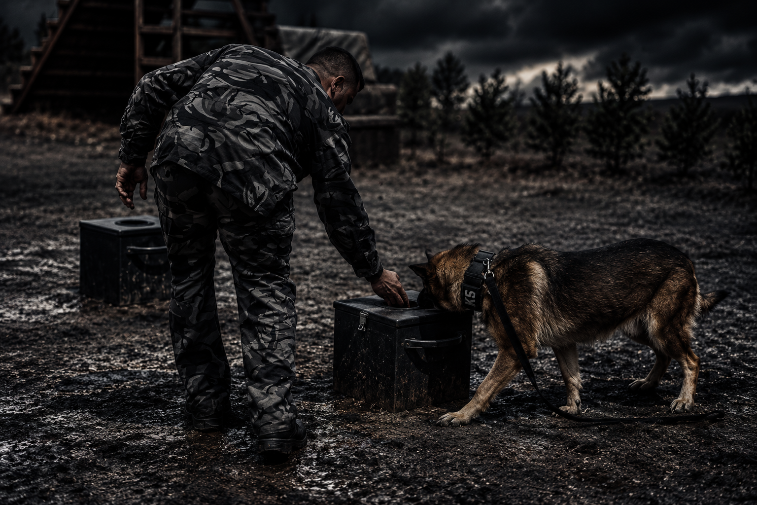 Byers K9 narcotics detection dog and handler in Denver, Colorado